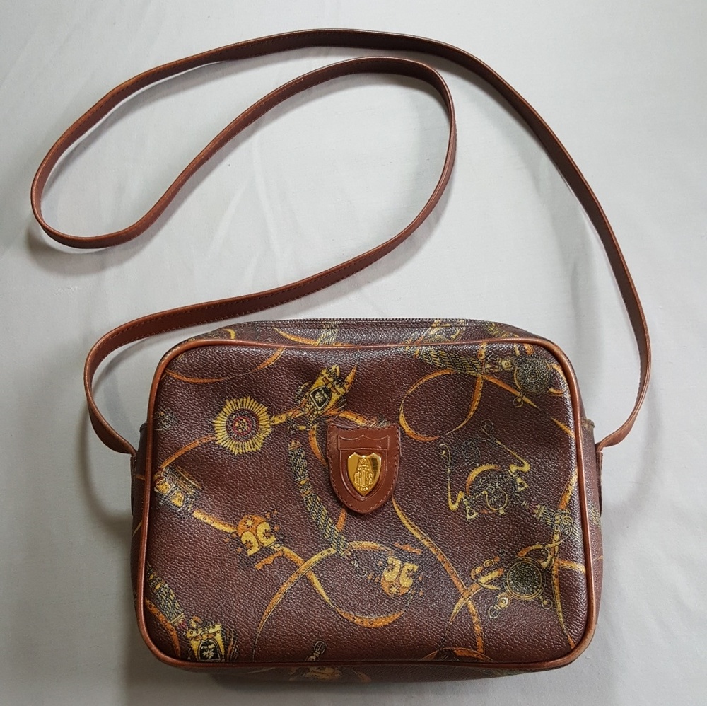 Vintage Mark Cross Equestrian Crest crossover